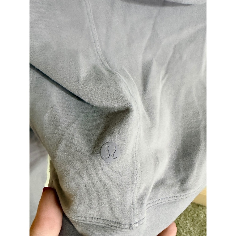 Lululemon All Yours Cropped Hoodie Size 4 Dusty Mauve Purple Pullover Sweatshirt - Picture 3 of 4
